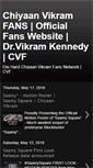 Mobile Screenshot of chiyaanvikramfans.in